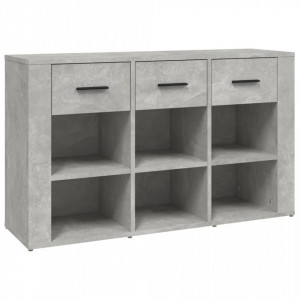 Servantă, gri beton, 100x30x59,5 cm, lemn compozit - V821008V