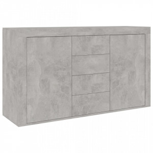 Servantă, gri beton, 120 x 36 x 69 cm, PAL - V801845V