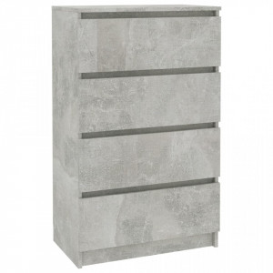 Servanta, gri beton, 60 x 35 x 98,5 cm, PAL - V800535V - Img 2