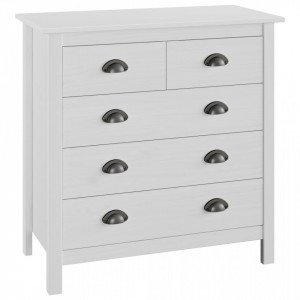 Servanta Hill Range, alb, 79 x 40 x 80 cm, lemn masiv de pin - V288916V
