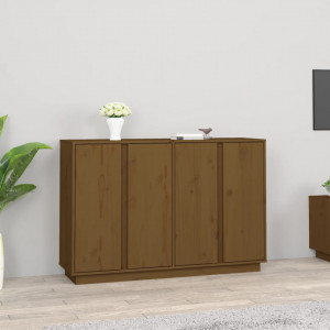 Servantă, maro miere, 120x35x80 cm, lemn masiv de pin - V814497V - Img 2