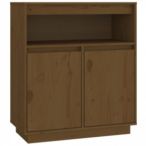 Servantă, maro miere, 70x34x80 cm, lemn masiv de pin - V814387V