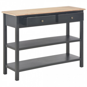 Servanta, negru, 110x35x80 cm, MDF - V280031V - Img 2