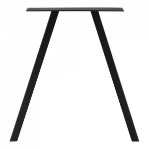 Set 2 bucati picioare masa 70 x 12 x 72 cm, metal/negru - P65542002 - Img 3