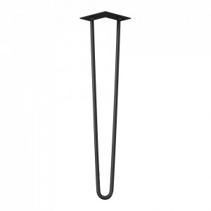Set 4 bucati picioare Hairpin Model 1, pentru masa  2 brate, 72 cm, negru - P55139976 - Img 2