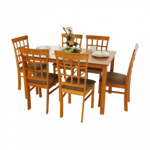 Set dining 1+6, culoarea cireş - TP203061 - Img 16
