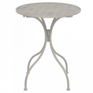 Set mobilier bistro, 3 piese, gri, otel - V43154V - Img 3