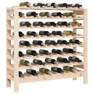 Suport de vinuri, 109,5x30x107,5 cm, lemn masiv de pin - V822536V - Img 4