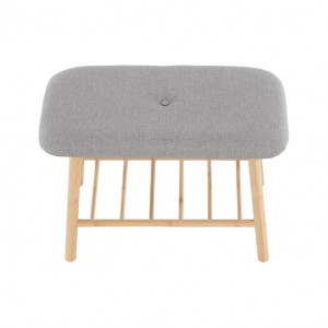 Taburet bambus maro si gri, 60x30x45 cm - TP227804 - Img 7