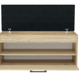 TEBAS104 - Bancuta, pantofar, 100x 35 x 49 cm, Sonoma, PAL - Img 4