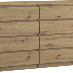 TECOAR109 - Comoda 138 x 40 x 97 cm, Stejar Artisan - Img 2