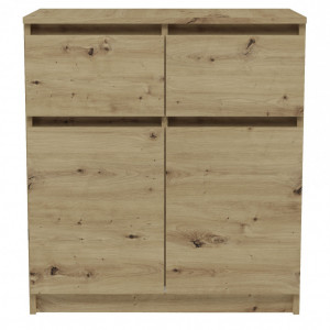 TECOAR126 - Comoda, 70 x 40 x 77 cm, Stejar Artisan, PAL - Img 2