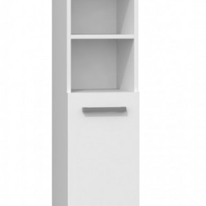 TEDUA127 - Dulap inalt baie, 32 x 30 x 183 cm, Alb, PAL - Img 1