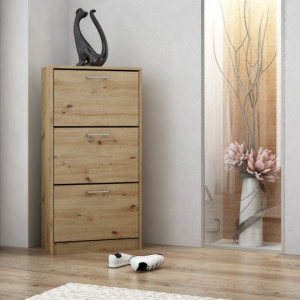 TEPANAR103 - Pantofar 60 x 28 x 116 cm, Stejar Artisan - Img 3