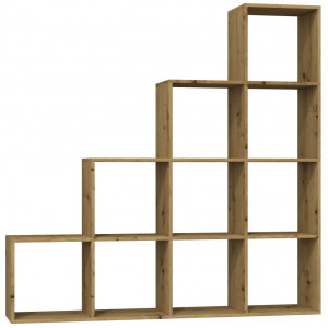 TERAAR105 - Raft, biblioteca 153 x 30 x 153 cm, Stejar Artisan