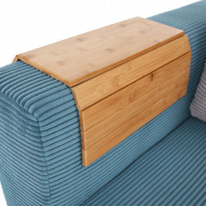 Zonă de depozitare/cotieră flexibilă canapea, bambus, natural - TP269803 - Img 18