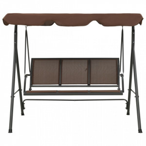 Balansoar de grădină cu copertină, cafeniu - V41422V