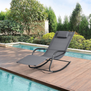 Balansoar gradina, 120 Kg, gri inchis - P74803525