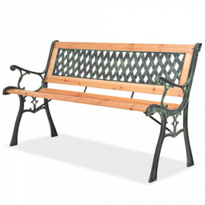 Banca de gradina, 122 cm, lemn - V40262V