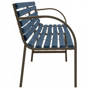Bancă dublă de grădină, gri, 241 cm, lemn de brad chinezesc - V317124V - Img 3