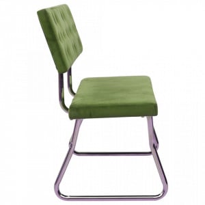 Bancă, verde deschis, 110 cm, catifea - V325866V - Img 3