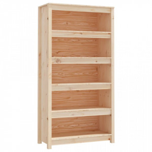 Bibliotecă, 80x35x154 cm, lemn masiv de pin - V821689V