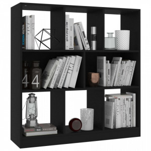 Biblioteca, negru, 97,5 x 29,5 x 100 cm, PAL - V800172V - Img 3