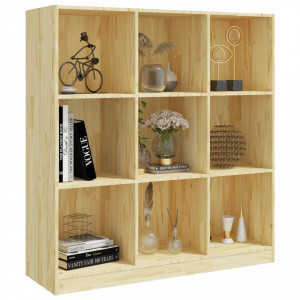 Bibliotecă/Separator cameră, 104x33,5x110 cm, lemn masiv pin - V809972V - Img 4
