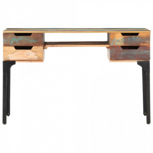 Birou, 118 x 48 x 75 cm, lemn masiv reciclat - V320665V - Img 4