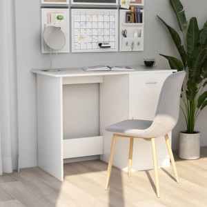 Birou, alb, 100 x 50 x 76 cm, PAL - V801080V