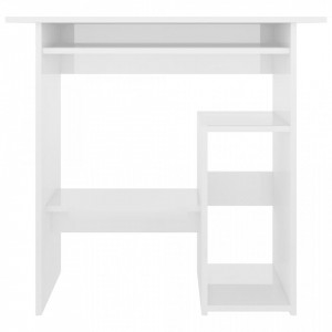 Birou, alb extralucios, 80 x 45 x 74 cm, PAL - V801370V - Img 4