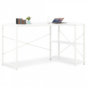 Birou de calculator, alb, 120 x 72 x 70 cm - V20262V
