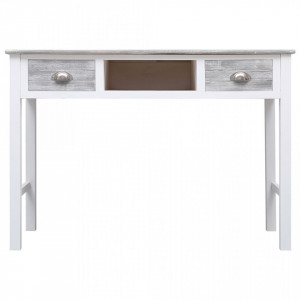 Birou de scris, gri, 110 x 45 x 76 cm, lemn - V284153V - Img 4