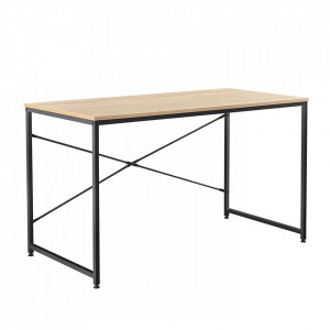 Birou, măsuţă, masă PC, maro si negru, 120 cm - TP272029
