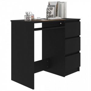 Birou, negru, 90 x 45 x 76 cm, PAL - V801374V - Img 3