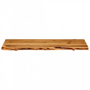Blat lavoar de baie, 100x52x2,5 cm, lemn masiv de acacia - V286321V - Img 3