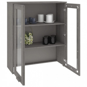 Blat pentru servantă, gri deschis, 85x35x100 cm, lemn masiv pin - V340507V - Img 4