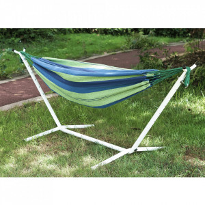 Cadru, stand pentru suspendat hamac, alb, 275x100x100 cm - TP267606 - Img 3