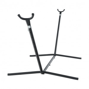 Cadru, stand pentru suspendat hamac, negru, 300x120x110 cm - TP262382 - Img 5