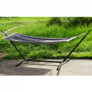 Cadru, stand pentru suspendat hamac, negru, 300x120x110 cm - TP262382 - Img 14