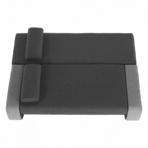 Canapea extensibilă, gri închis/gri deschis, 200x105x88 cm - TP71747 - Img 11