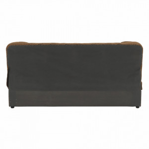 Canapea extensibilă, material textil auriu/model, 194x86x95 cm - TP150972 - Img 15