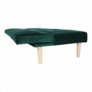 Canapea extensibilă, smarald/stejar, 178x66x68 cm - TP259661 - Img 7