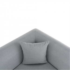 Canapea, gri, dreapta, 144x67x76 cm - TP238796 - Img 8