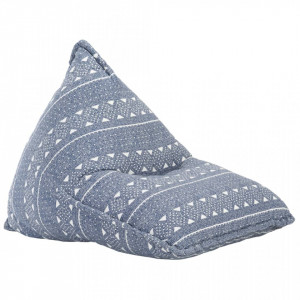 Canapea tip sac, indigo, material textil, petice - V287731V