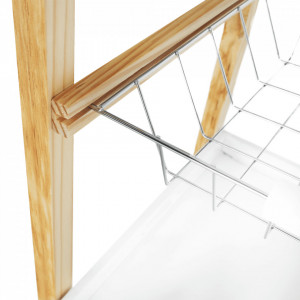 Carucior de servire, alb/natural, 50x40x83 cm - TP255861 - Img 19
