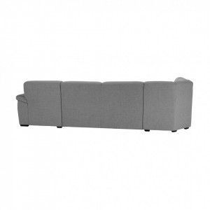Colţar în formă de U, material gri, drept, 330x215/153x88 cm - TP190342 - Img 5