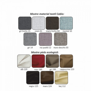 Colţar în formă de U, material textil gri, model stânga, 330x88x215/153 cm - TP198755 - Img 19