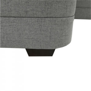 Colţar în formă de U, material textil gri, model stânga, 330x88x215/153 cm - TP198755 - Img 4