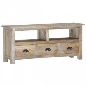 Comoda TV, 110 x 30 x 50 cm, lemn masiv de mango - V286384V